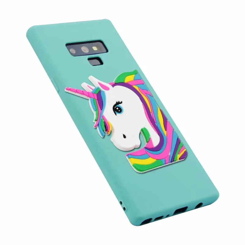3D мультяшный чехол с единорогом для Samsung Galaxy J4 J6 J8 2018 J3 J5 J710 2017 EU Huawei Y6 Y7 Y5 милый
