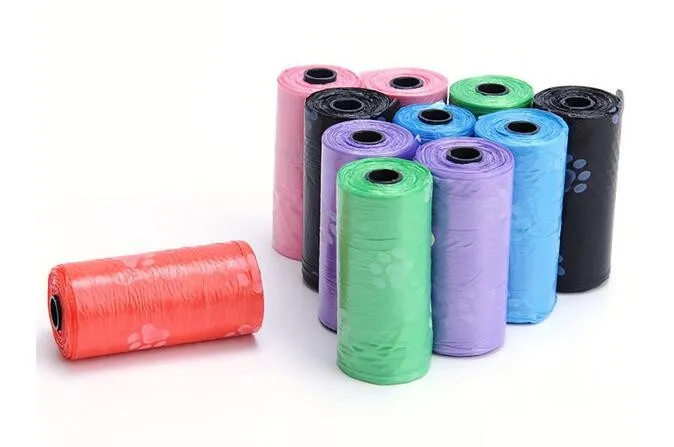 7500 Pieces = 500 Rolls Pet Supplies Dog Poop Bag Bags Cat Waste Pick Up Clean For Dog's lin4070 | Дом и сад