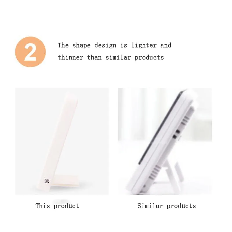 1 шт. автоматические электронные часы с монитором температуры и влажности