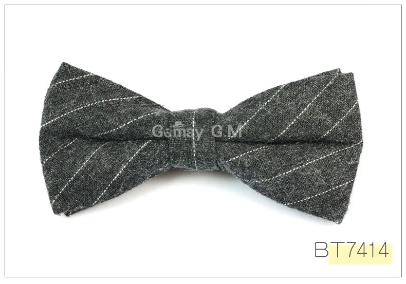 Formal Commercial Bowtie for Men's Wedding Party Male Skinny Plaid Bow ties Gravatas Slim Cravat Accessories