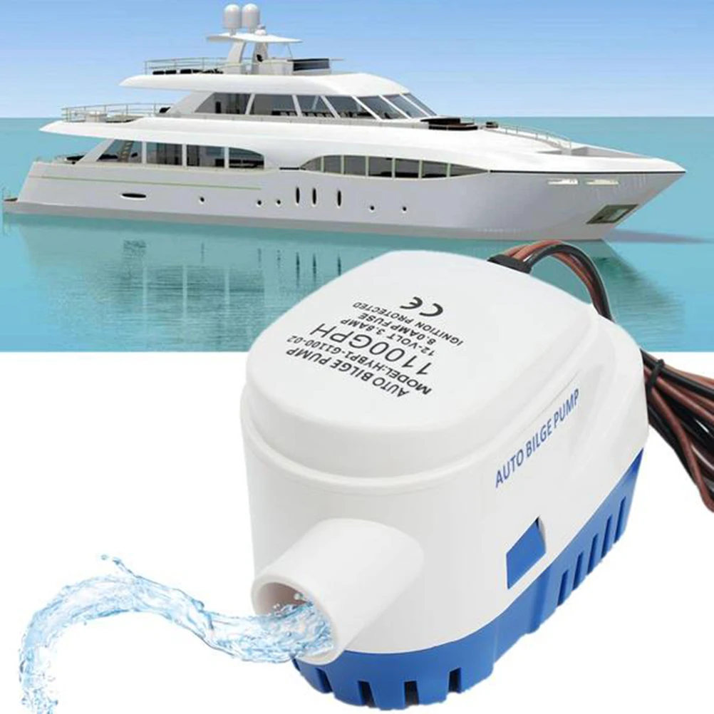 Автоматический Трюмный насос 1100GPH DC 12 В погружной для лодки морская яхта водяной