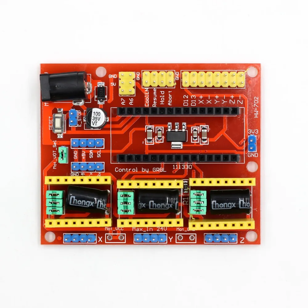 Новый CNC Щит V4 гравировальный станок/3D принтер/A4988 Плата расширения драйвера для