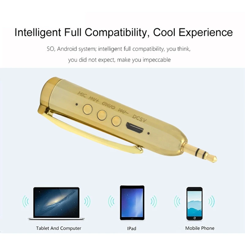 Bluetooth Pens Car Receiver AUX Speaker Audio Companion Stereo Wireless Hands free Receive Call | Электроника