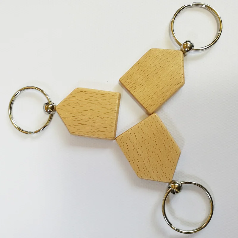 10 шт. деревянные Брелоки для ключей сделай сам | Украшения и аксессуары