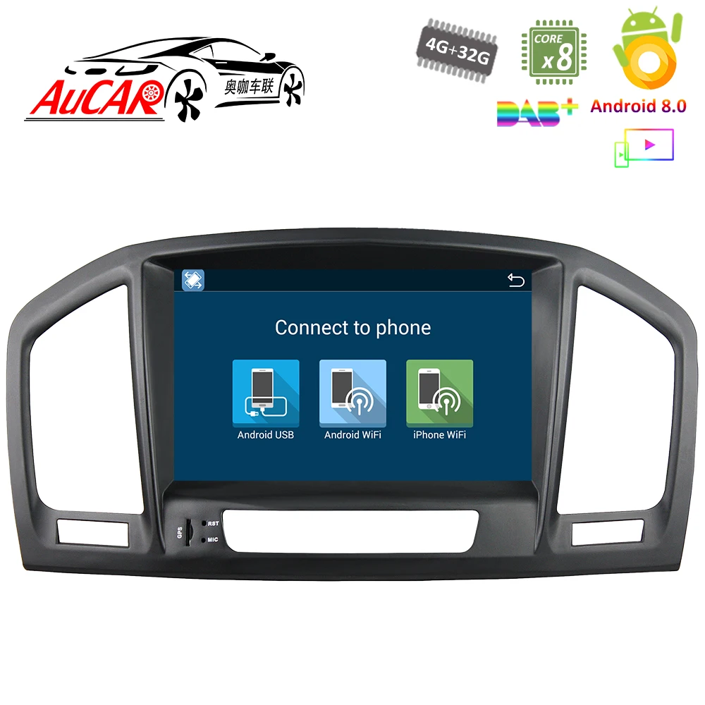 Android 8.0 Car DVD Player for Opel Insignia / Buick Regal 2009 - 2013 GPS Navigation system Bluetooth Radio WIFI 4G AUX | Автомобили и