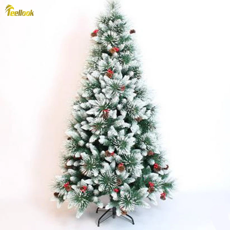 Teellook 1 2 м/3 0 м Модифицированная игла из сосны смешанный снег Рождественская елка
