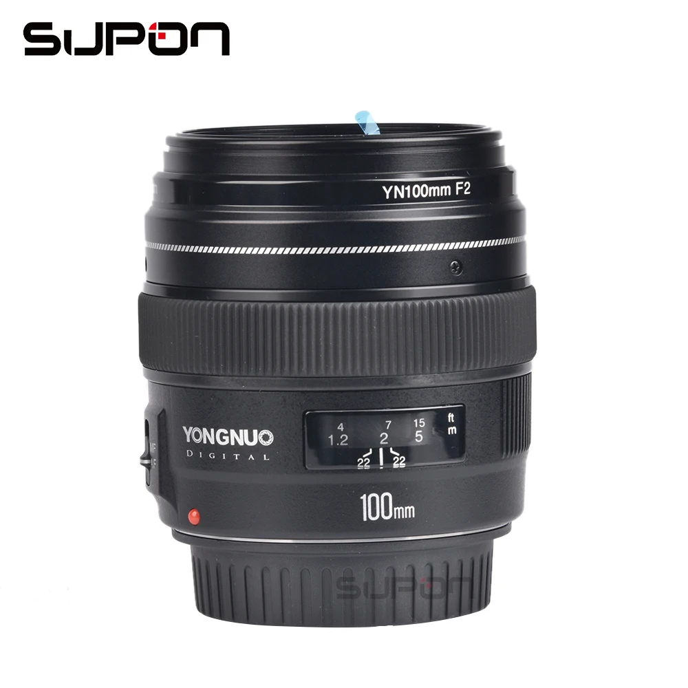 Новый Средний телеобъектив Yongnuo YN100mm F2 для Canon EOS Rebel Camera AF MF|prime lens|lens for canonlens canon eos |
