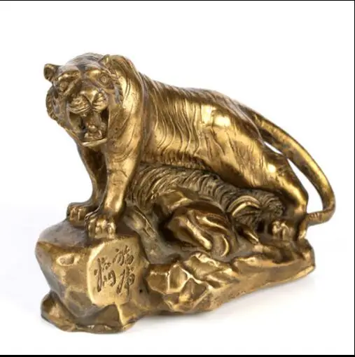 SCY Новый 1128 + медные украшения lucky tiger Rimmon Wang Right украшение для домашнего интерьера