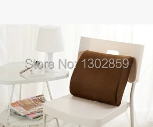 2015 Hot Slow rebound memory foam Lumbar Pillow/pad Fashion solid chair cushion Automobile waist pillow | Дом и сад