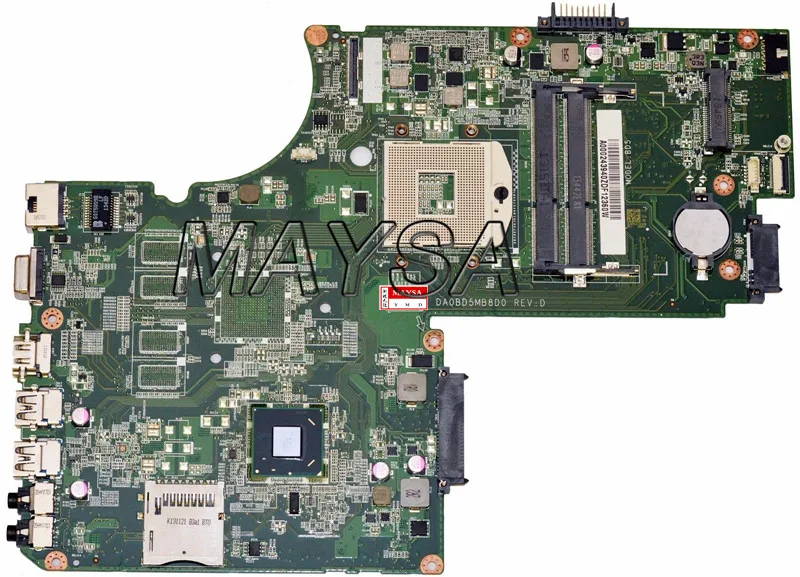 

A000243940 DA0BD5MB8D0 REV D fit for toshiba satellite S75 L75 S70-A laptop motherboard HM76 GMA HD4000 DDR3, 100% working