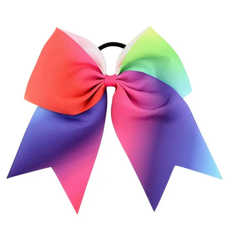 

100pcs Big Rainbow Ribbon Hair Band