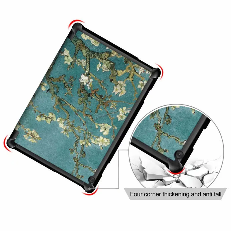 Для планшета Lenovo Tab M10 TB X605F чехол с надписью Nice принт три раза Магнитный м 10 X605 X605f