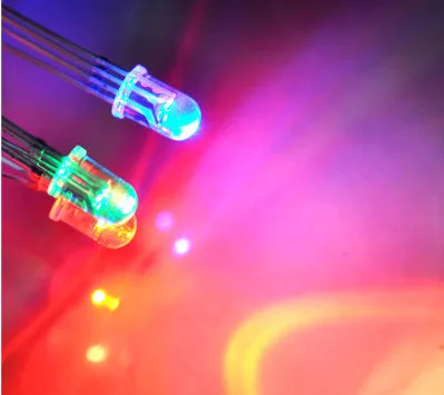 1000 шт. 5 мм полноцветсветодиодный светодиод RGB красный/зеленый/синий общий