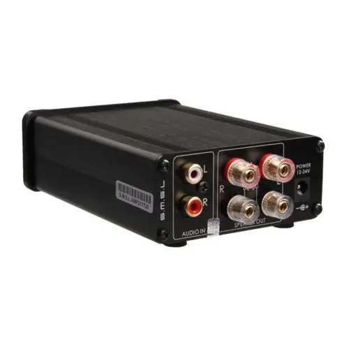 Цифровой усилитель мощности SMSL SA 36A Pro 30 Вт * 2 TDA7492PE черный цвет + адаптер питания 15