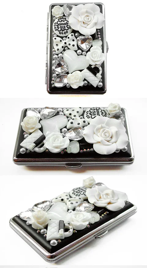 Новый продукт Женская сигаретная коробка персонализированные кожаные