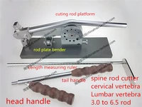 medical orthopedic instrument spine rod cutter cervical lumbar vertebra 3 0 to 6 5 rod length measuring ruler bone plate bender