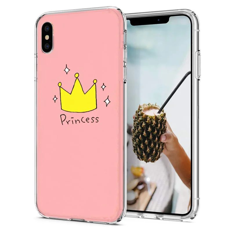 Soft Phone Case For iPhone X XS XR Covers TPU Colorful Princess Mickey Minnie Pattern Fundas iPhone6 7 Max E091 |