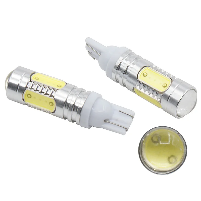 RXZ 2pcs Высокая мощность 7 5 W T10 светодиодный W5W 194 168 192 COB светильник для внутреннего