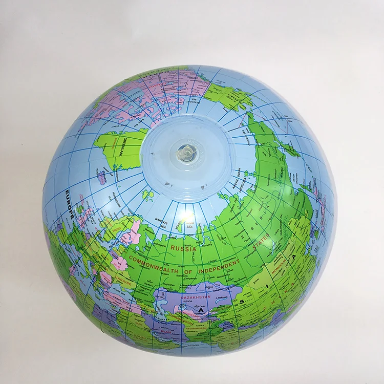 

Inflatable World Globe Teaching Aids Education Geography Toy Map Balloon Beach Ball Kids Gifts Family Educational Novel 40cm