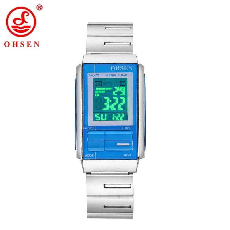 Новое поступление горячая Распродажа брендовые OHSEN модные женские часы цифровые