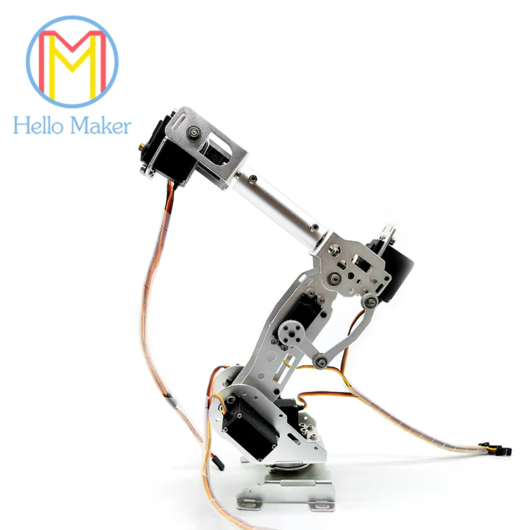 DIY 7DOF Robot Arm A4 7 осей сервопривод с высоким крутящим моментом механический