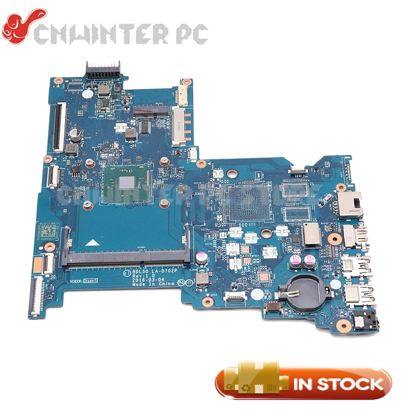 

NOKOTION для HP 250 G5 15-AY материнская плата для ноутбука BDL50 LA-D702P 854943-601 854943-501 854943-001 с процессором на борту