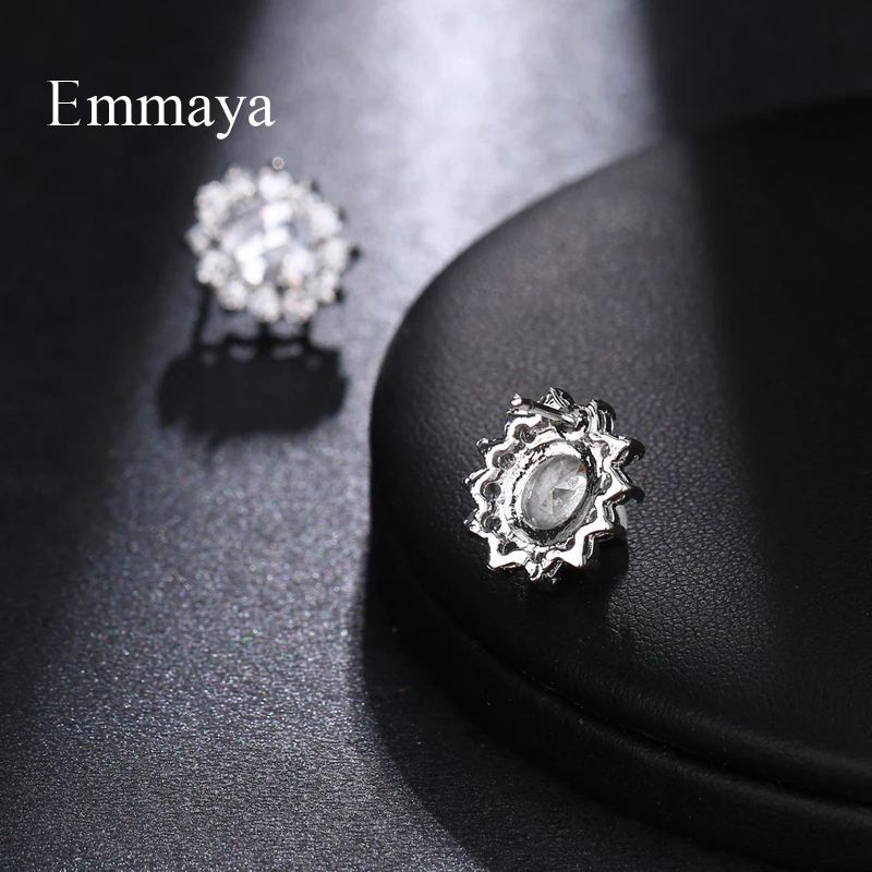 Женские серьги-гвоздики EMMAYA с кристаллами и фианитами класса ААА роскошные