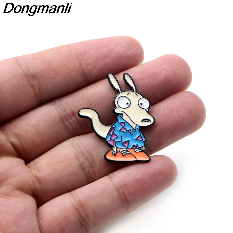 

P3010 Dongmanli Dog Enamel Pin Brooches Cartoon Creative Metal Brooch Pins Denim Hat Badge Collar Jewelry