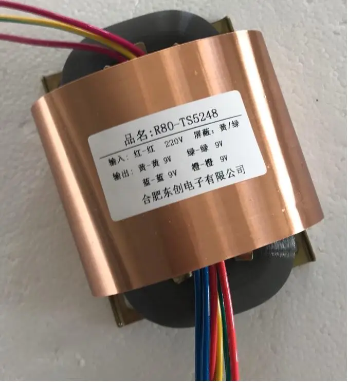 4X9V 2.78A R сердечника трансформатора 100VA R80 пользовательские трансформатор 220V вход с