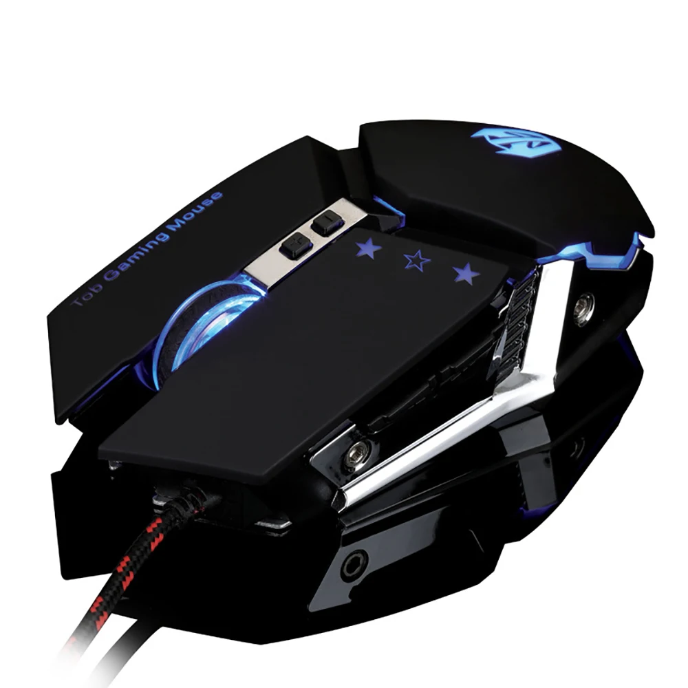 FELYBY T06 профессиональная Механическая Проводная металлическая игровая мышь для