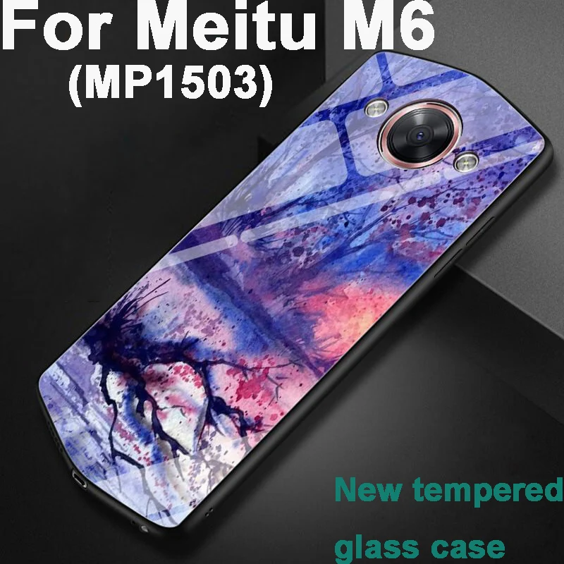 5 0 &quotМодный мультяшный чехол для Meitu M6 M 6 MP1503 стеклянный из закаленного стекла