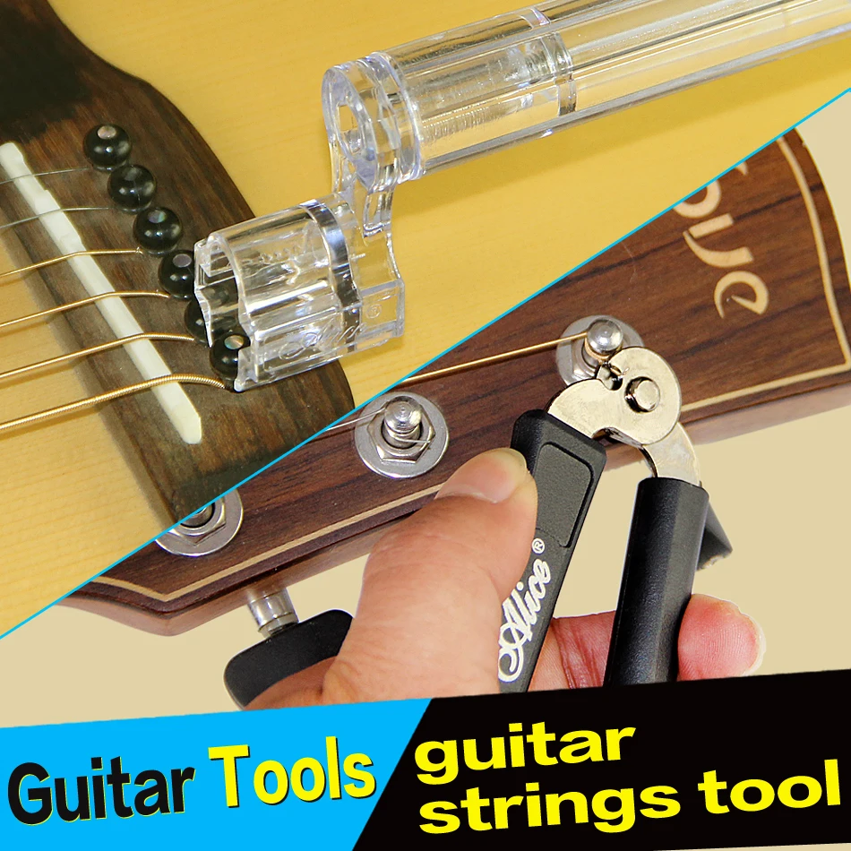 

Guitar tool ALICE Multifunctional Strings Winder Cutter Set for Bass Guitar Ukulele Violin Guitar accessories