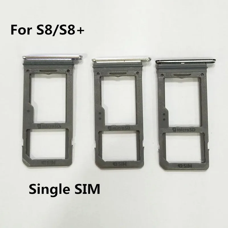 10 шт./лот слот для одной sim карты держатель SD адаптер Samsung Galaxy S8 G950 Plus G955|tray holders|adapter