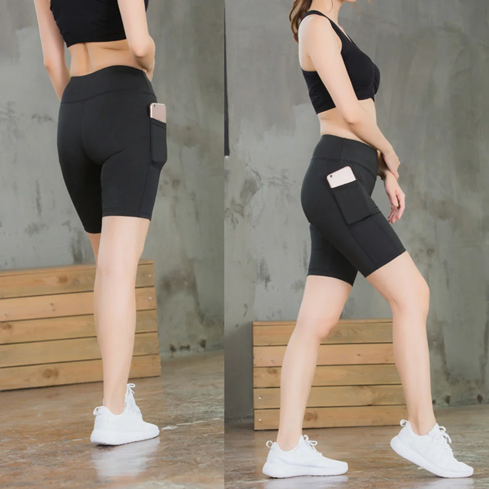 Женские беговые шорты для тренажерного зала велоспорта фитнеса упражнений