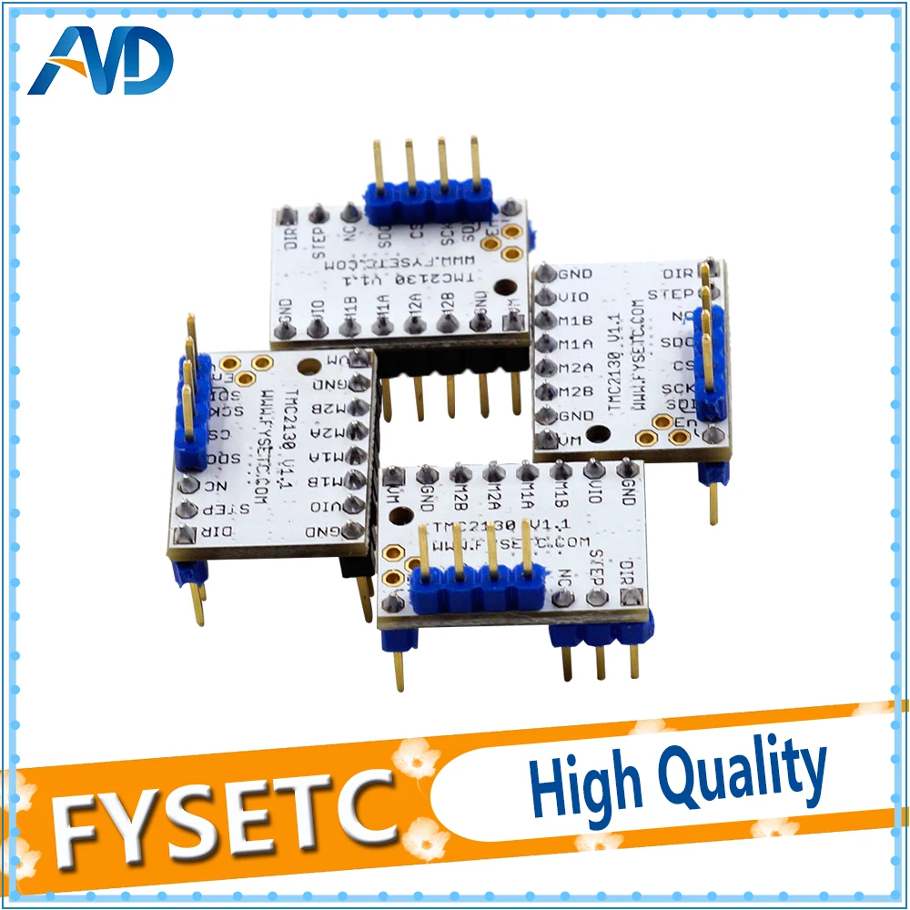 

10X TMC2130 V1.1 For SPI Function Stepstick Stepper Motor Driver with Heat Sink Ultra-silent VS TMC2100 TMC2208 TMC2130 V1.0