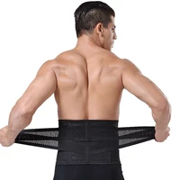 men mesh belly abdomen slimming belt burning trimmer waist trainers cincher support tummy slimming massage body shaper