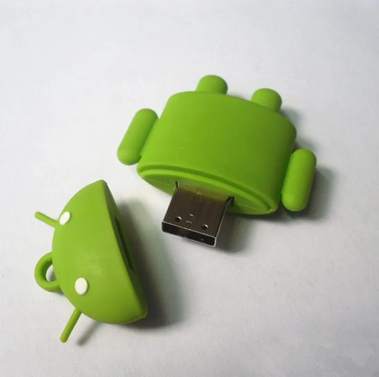 Crazy hot robot usb флешка 4 ГБ 8 16 32 64 мультяшный android Флешка U диск флэш-накопитель карта