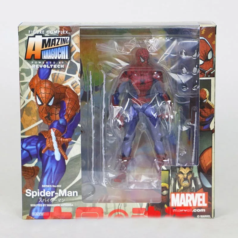 Spiderman with box Marvel супер герой Дэдпул Фигурка Человека-паука танос Гвен Веном Carnage Deathstroke Росомаха Psylocke BJD модель игрушки - Цвет: Spiderman with box