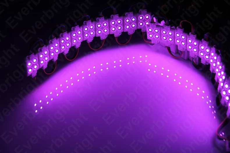 20 шт./лот 5050 4 Светодиодный модуль 12V RGB Водонепроницаемый IP65 высокое Яркость для Светодиодный канал знак рекламной надписи