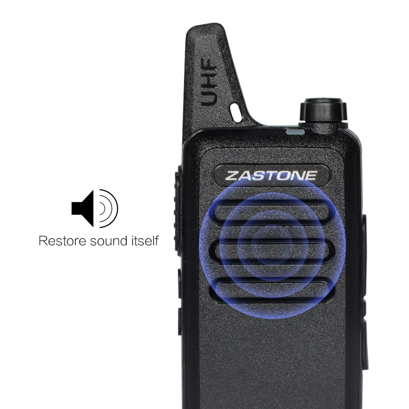 Zastone X6 Black UHF Mini Handheld Transceiver Ham radio hf transceiver handheld walkie talkie Children's Walkie Talkie