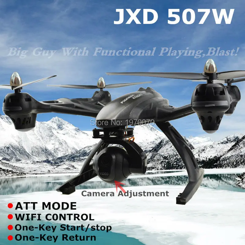Новейший JXD 507W гораздо больше чем 509W 2 4G передатчик Rc Квадрокоптер Дрон 2MP камера с