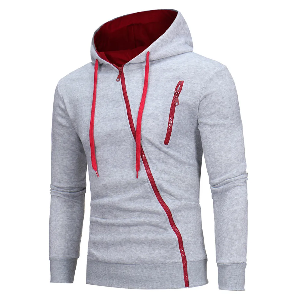 Sudadera hombre Толстовка для мужчин с капюшоном bluzy meskie на молнии Тонкий Модный