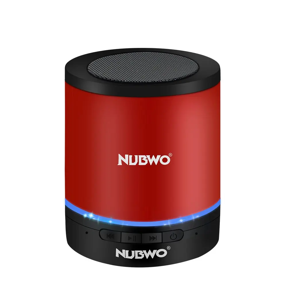 NUBWO Bluetooth динамик, беспроводной портативный динамик, открытый мини беспроводной динамик с многофункциональным стерео, встроенный микрофон