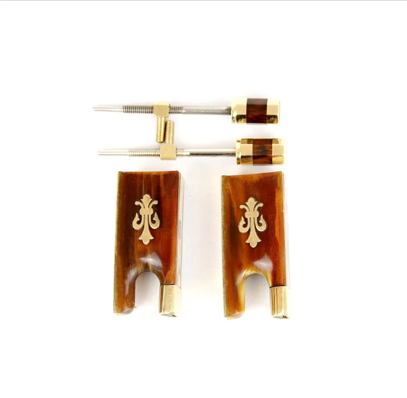 2 комплекта Высокое качество Новинка 4/4 скрипка красная колодка из бычьего рога