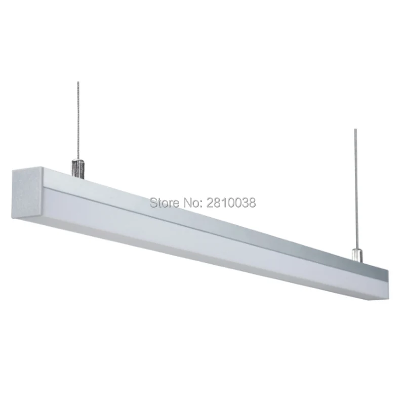 10X1 м наборы/партия офисное освещение Алюминиевые светодиодные каналы и