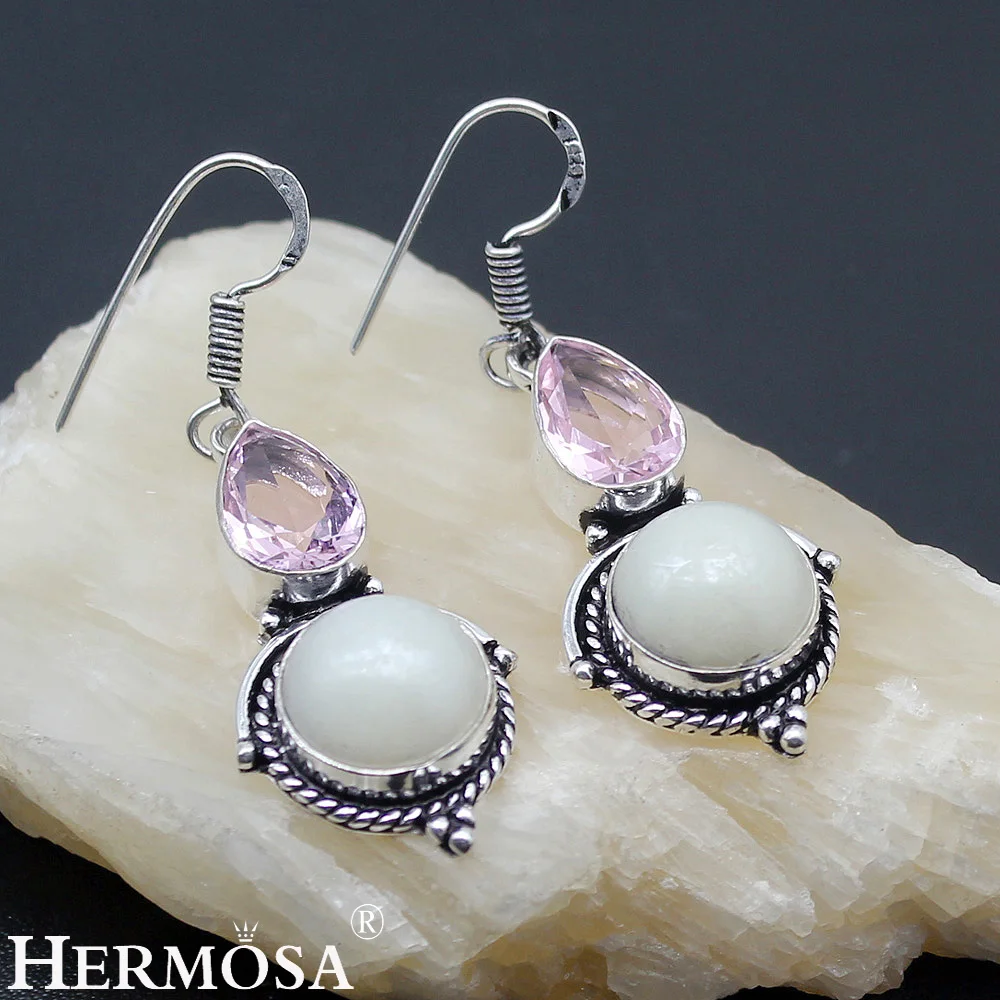 HERMOSA ювелирные изделия очаровательные модные Висячие женские серьги из