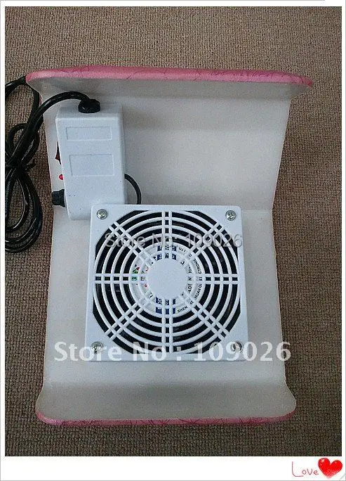 

Lightning grain Pink Color Practical 110V - 220V Nail Art Dust Suction Collector Manicure Filing Acrylic UV Gel Tip Machine