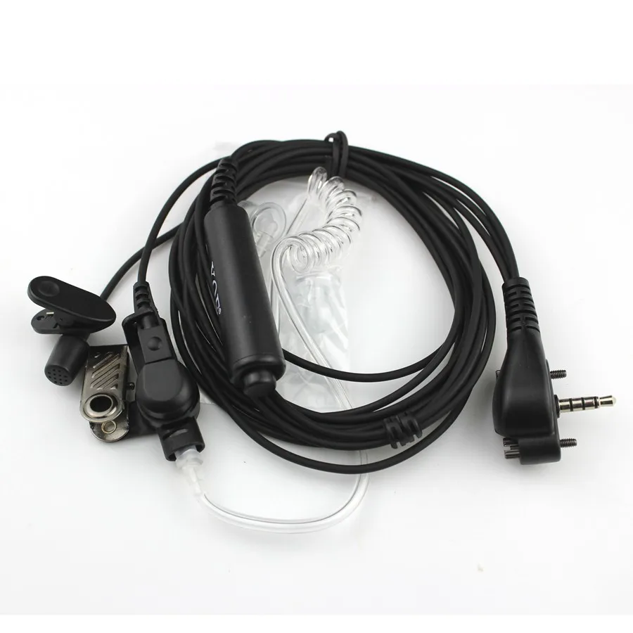 Headset Acoustic Air Tube Earpiece Earphone PTT for Vertex Standard VX131 VX230 VX231 VX261 Walkie Talkie