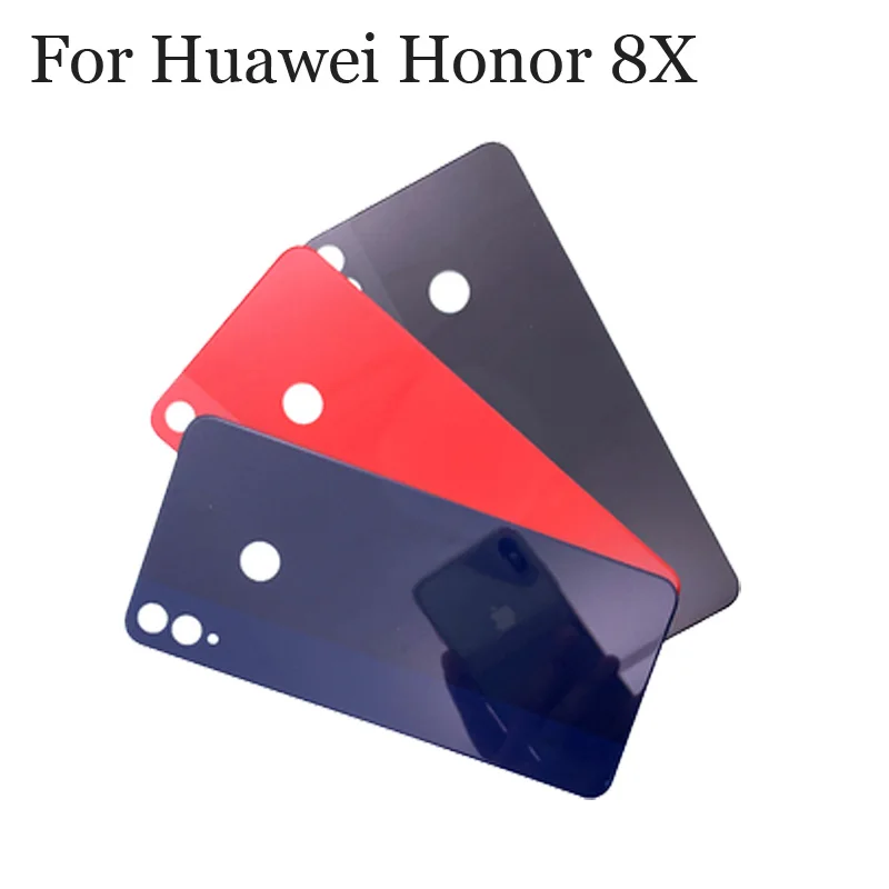Новинка 100% стеклянная задняя крышка батарейного отсека для Huawei Honor 8X Крышка 8 X