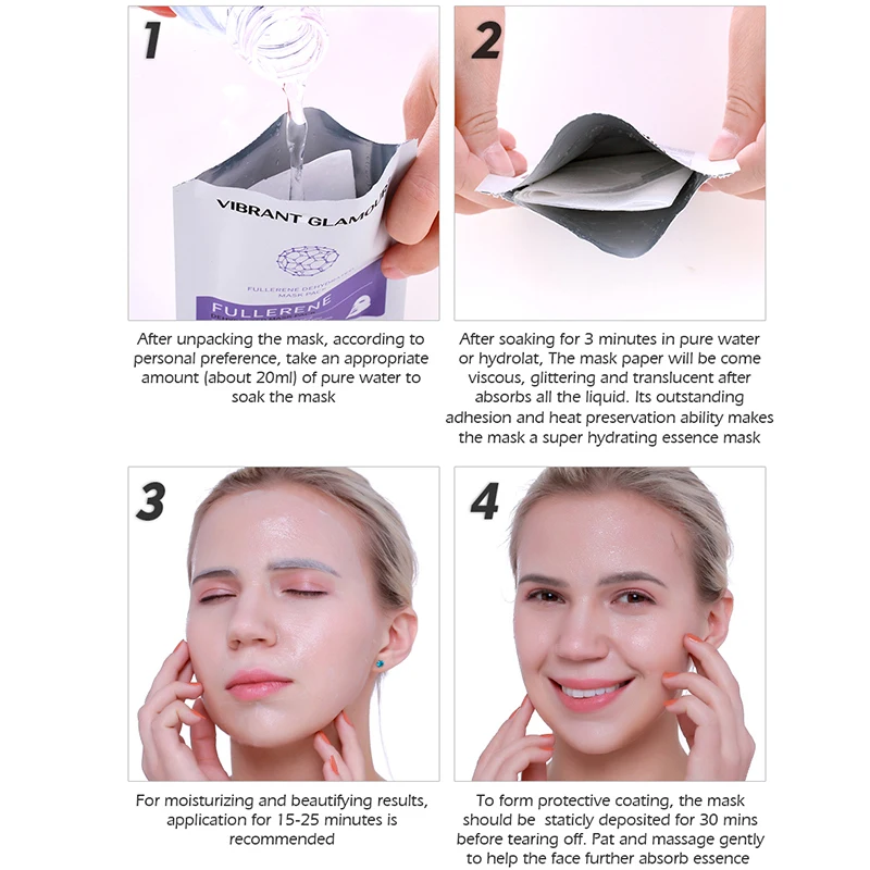 Яркая Гламурная Антивозрастная маска от морщин сыворотка увлажняющая